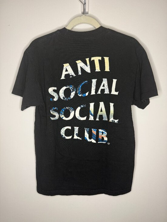 Anti Social Social Club Tops - RARE & AUTHENTIC ANTI SOCIAL SOCIAL CLUB Tonkotsu Black T-Shirt